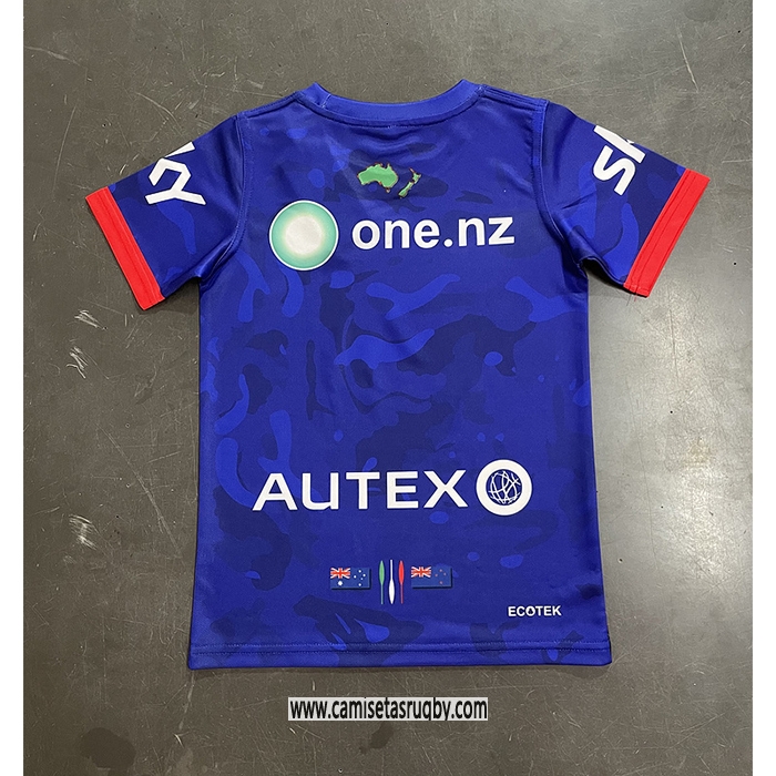 Camiseta Ninos Nueva Zelandia Warriors Rugby 2024 ANZAC